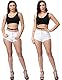 KLONKEE 2 PCS Netzstrumpfhose Schwarz für Damen, Fishnet Stockings Strumpfhosen Netzstrümpfe Fischnetz Strümpfe Sexy Elastisch Hohe Taille Strumpfhosen