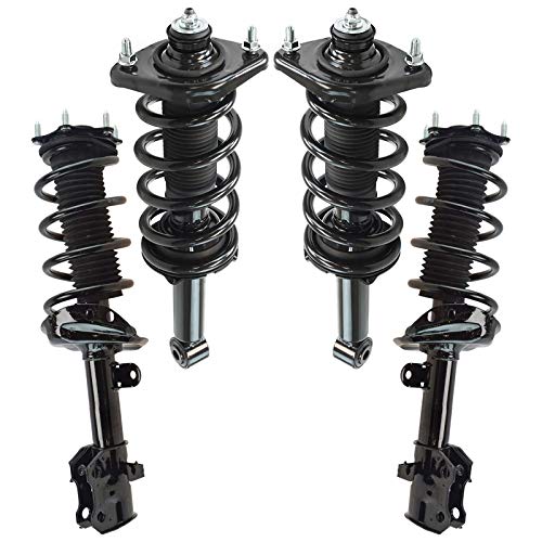 Image of TRQ Front and Rear Strut & Coil Spring Assembly Set Driver & Passenger Sides Compatible with 12-14 Honda CR-V