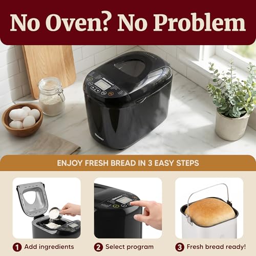 Digital Bread Maker with Gluten-Free Setting