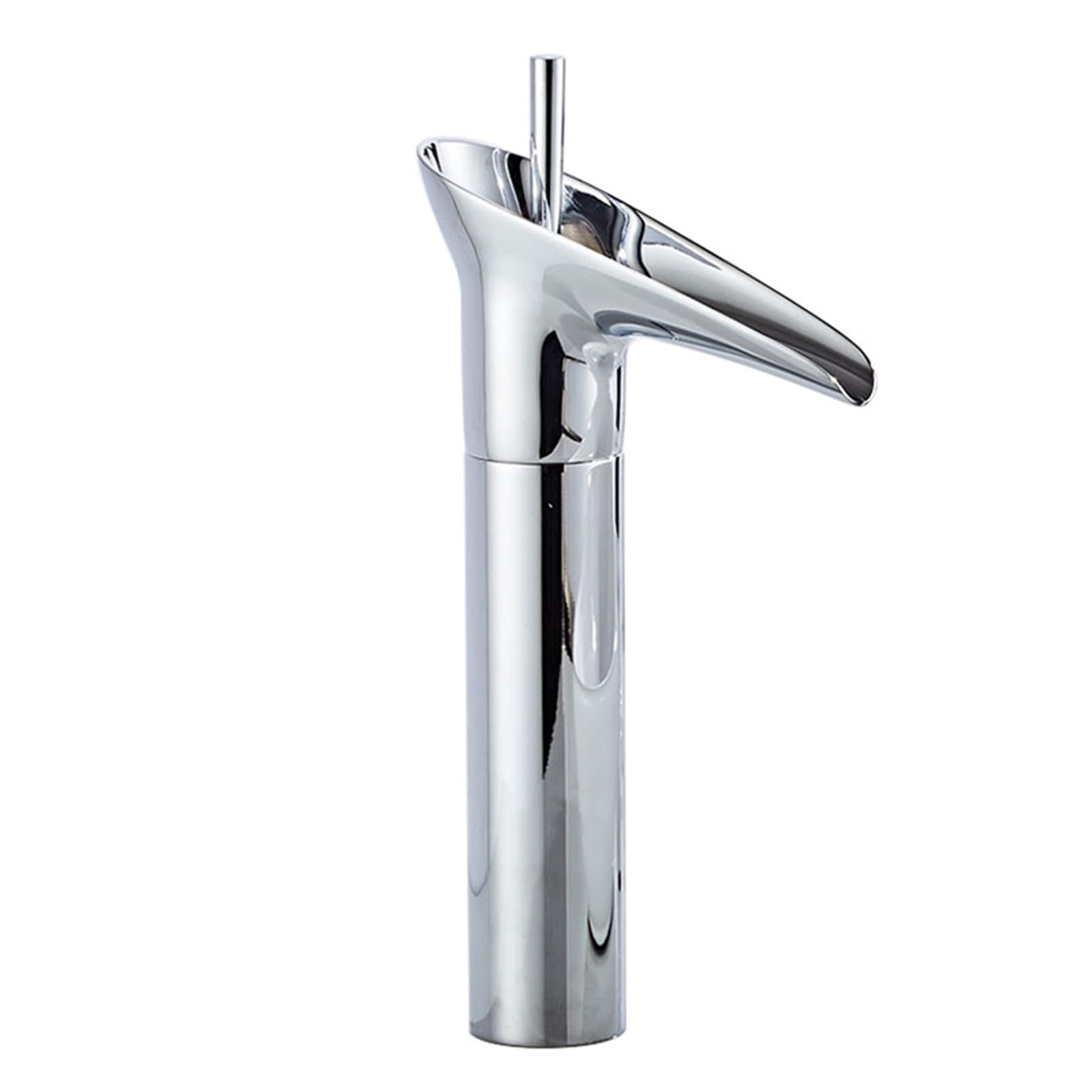 Grifo baño cromo,Cascada Grifo de lavabo,Alto Alto Grifo Mezclador de Baño Antiguo Monomando Grifo Mezclador Baño Lavabo de Latón
