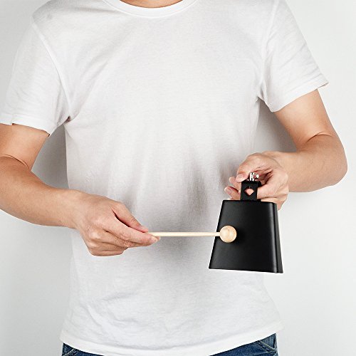 Vangoa 4 Inch Metal Steel Cow Bell Noise Maker With Stick For Drumset Percussion #TOP3