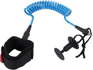 Keenso Bodyboard Leash, Sturdy Surfing leash Adjustable Surfboard Leash Protective Surfboard Rope for Your Wrist(blue) Water Sports