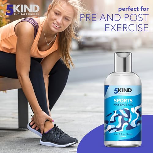 5Kind Sports Massage Oil for Muscle Pain Relief 250ml - Lavender Body Massage Oils for Massage Therapy - Body Massage Oil for Improved Recovery and Deep Tissue Massage - Profesional Muscle Massage Oil 5Kind Sports Massage Oil for Muscle Pain Relief 250ml - Lavender Body Massage Oils for Massage Therapy - Body Massage Oil for Improved Recovery and Deep Tissue Massage - Profesional Muscle Massage Oil