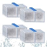 driamor 16 Pack Filter Cartridges Compatible with EF-S Element and BF5 BETTAFLO Filter, Thickened Fish Tank Replacement Filters Cartridge with Zeolite