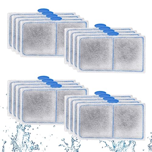 driamor 16 Pack Filter Cartridges Compatible with EF-S Element and BF5 BETTAFLO Filter, Thickened Fish Tank Replacement Filters Cartridge with Zeolite