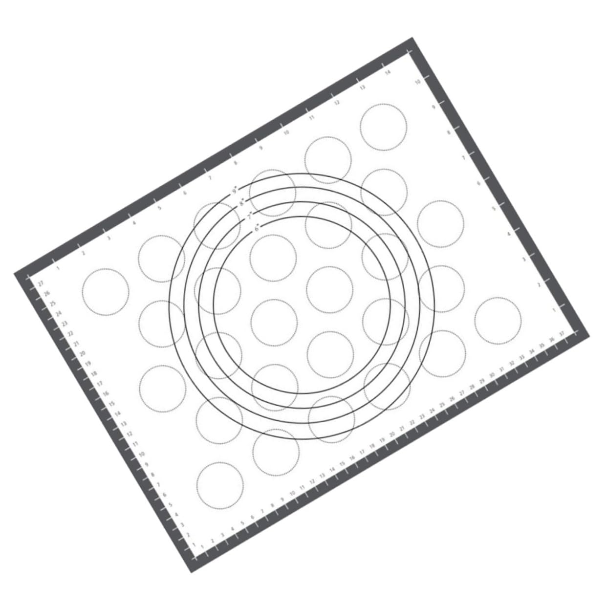 DECHOUS 3stücke Silikon Backmatte Für Teig Hitzebeständige Rutschfeste Und Wiederverwendbare Knetunterlage Für Pizza Fondant Und Gebäck Lebensmittelechtes Material Einfach Zu Reinigen
