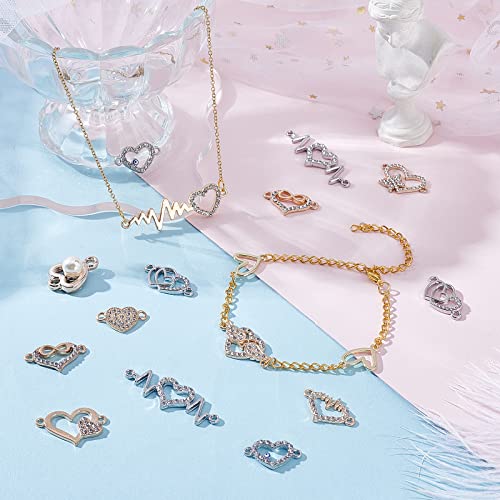 PH PandaHall 12 Styles Heart Charms - Image 2