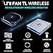 Lian Li UNI Fan TL LCD Wireless 140-Single Pack(Reverse Blade)-2.4 GHz Wireless Signal 140MM ARGB Fan-Infinity Mirror-Daisy-Chain-Lighting Effects-Controller NOT Included&Required-Black (14RTLLCD1W1B)
