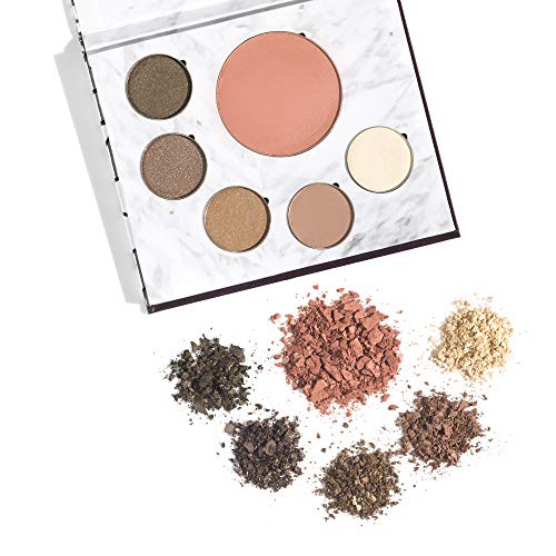 Fitglow Beauty Night Makeup Palette, Shimmer Set with Eyeshadow & Blush