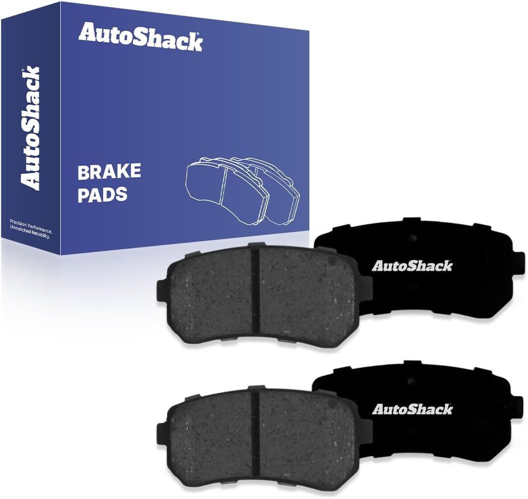 AutoShack Rear Ceramic Brake Pad Set Replacement for 2009-2012 Hyundai Elantra 2015 Hyundai Sonata 2011-2016 Kia Sportage 2010-2013 Kia Forte 4-PC