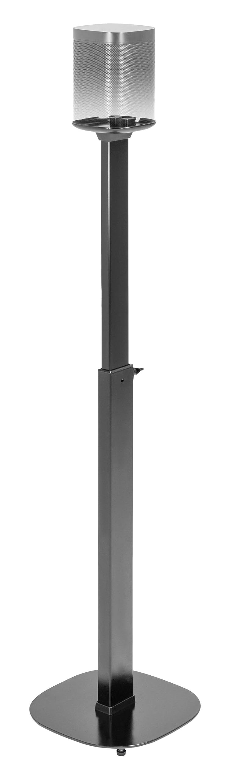 RICOO Supporto per Altoparlanti LH073 Supporti da terra per casse acustiche Supporto da Pavimento per SONOS ONE (SL) Stabile Stand con Gestione Cavi Integrata 1182 x 265 x 265 mm 1 pezzo Nero