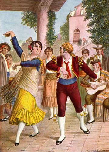 Tancredi Scarpelli Spanish Dancers lienzo pintura artística decoración pared salón oficina 60x90