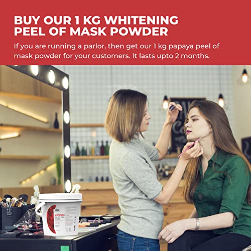 Image of Vcare Jelly Whitening Peel Off Mask For Facials Skincare |Face Mask Powder 1Kgs - Facial Skin Care Product for Women Smoothing, Moisturizing, Cleansing and Refreshing.