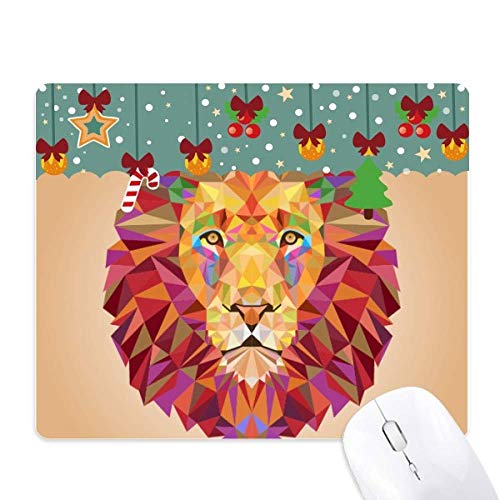 Tapis de souris lion coloré grand format pour jeu et bureau