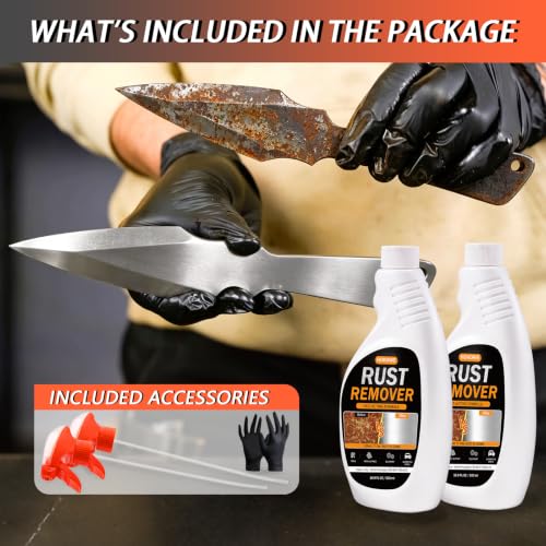 HOKOWE 2-Pack Rust Remover Spray