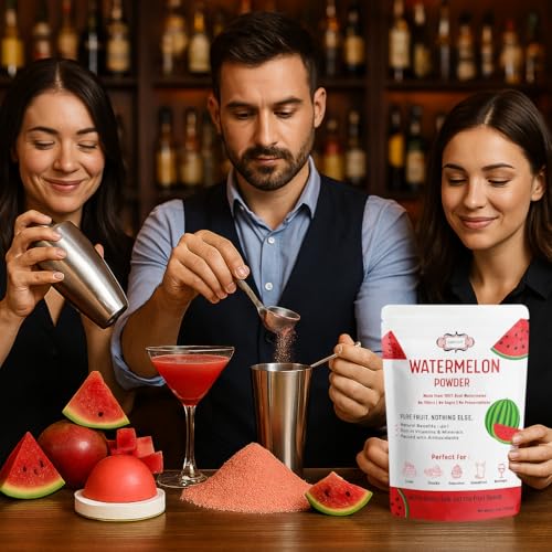 Image of Confect Watermelon Powder | Pure & Natural Fruit Powder for Smoothies, Baking, Beverages, Juices, Tea & DIY Recipes | Vegan, Gluten-Free, No Added Sugar - 200 Gms