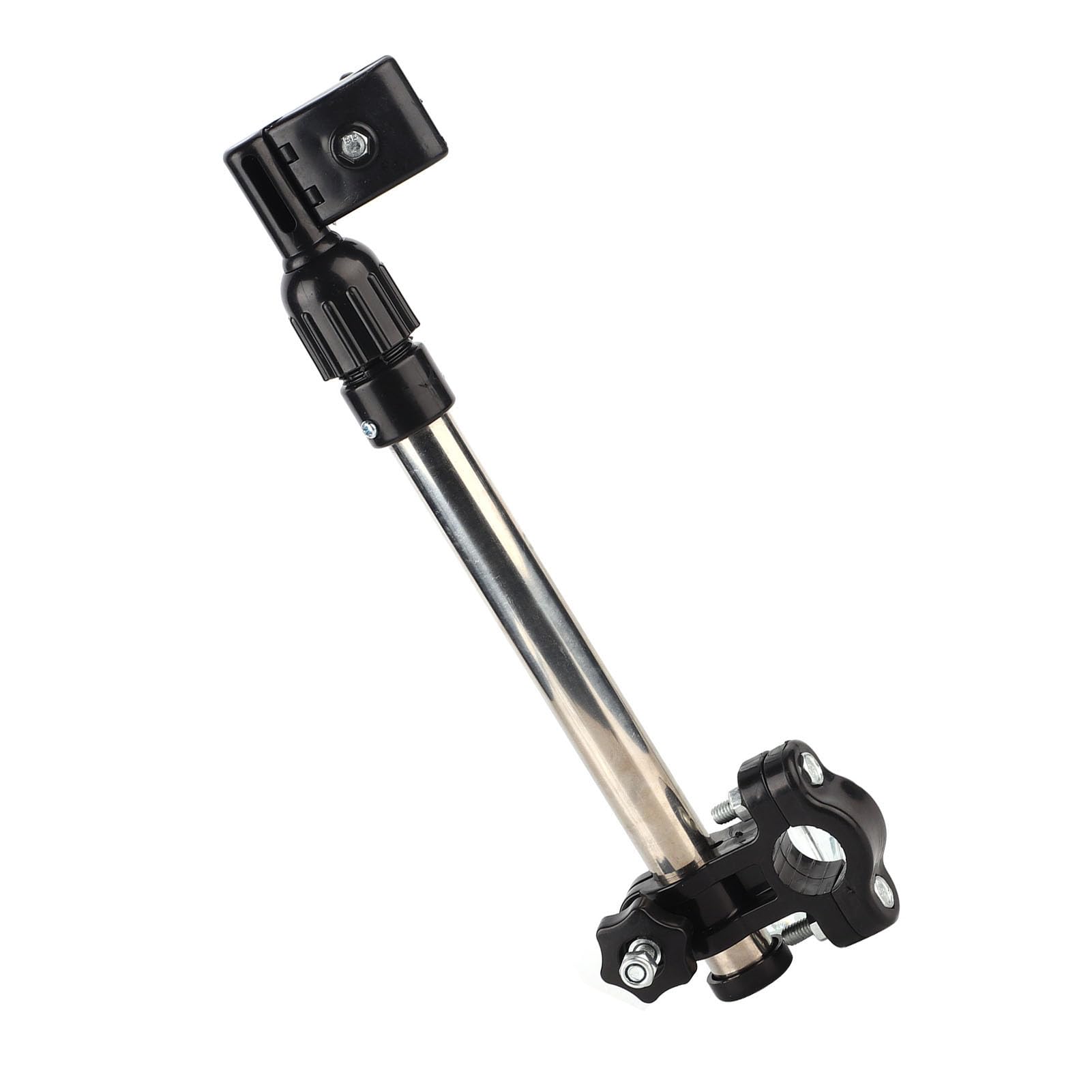 Stainless Steel Bicycle Wheelchair Stroller Pram Stretch Umbrella Support Holder Mount Stand