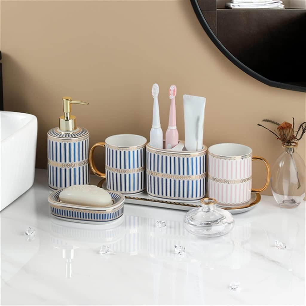 Ceramic Wash Cup Home Bathroom Brushing Set Couple Mouthwash Tooth Cylinder