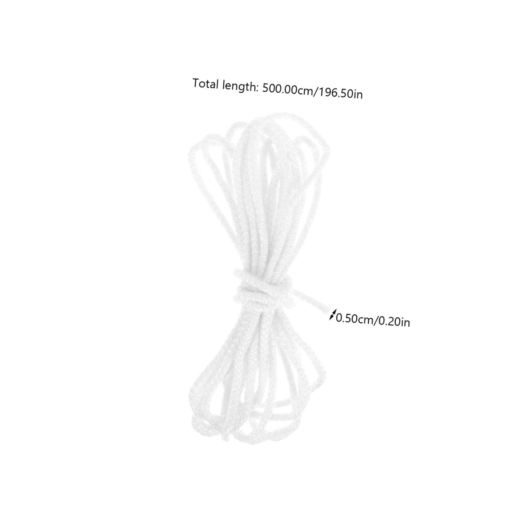 Happyyami Long Braided Wick for Kerosene Lamps DIY Oil Lamp Making Material for Smooth Burning for Home Garden Outdoor Use