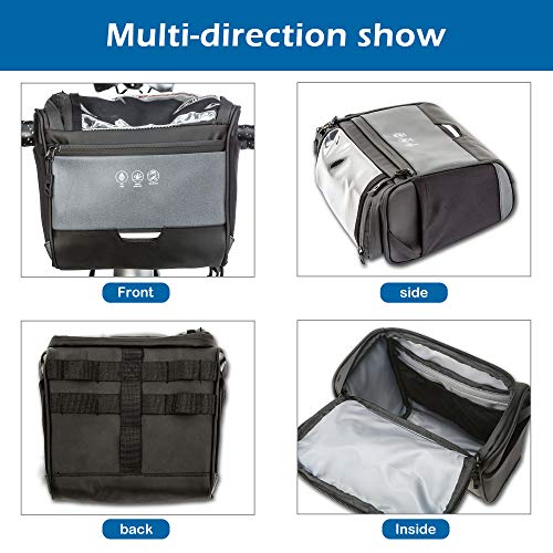 BAIGIO Borsa Manubrio Bici MTB Impermeabile Borsa