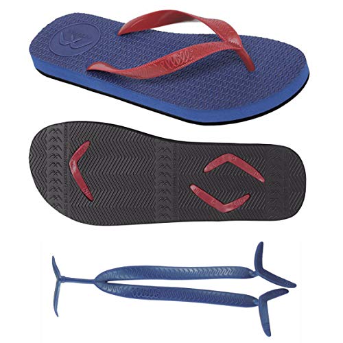 Buy Boomerangz (Clearance Sale Men's Flip Flops Colour Navy/Black