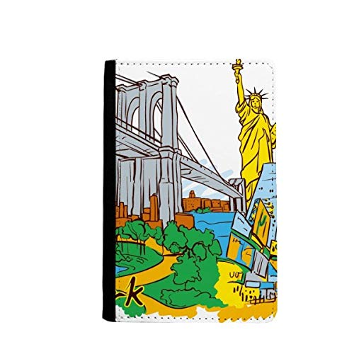 Étui passeport US voyage New York pour globe-trotter