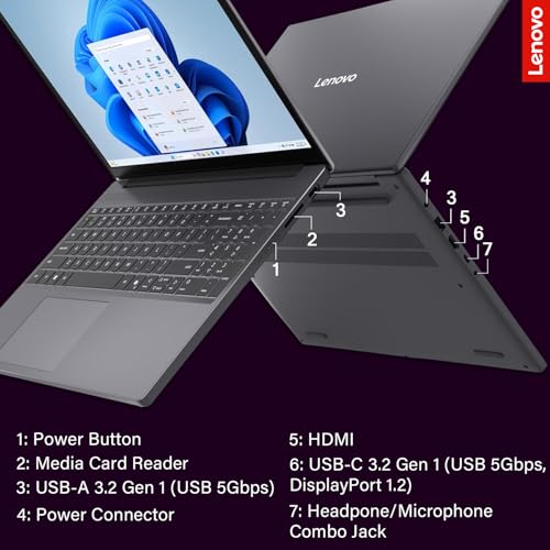 Lenovo IdeaPad Slim 3 Laptop Core i7 16GB 512GB 15.3" WUXGA miniatura 5
