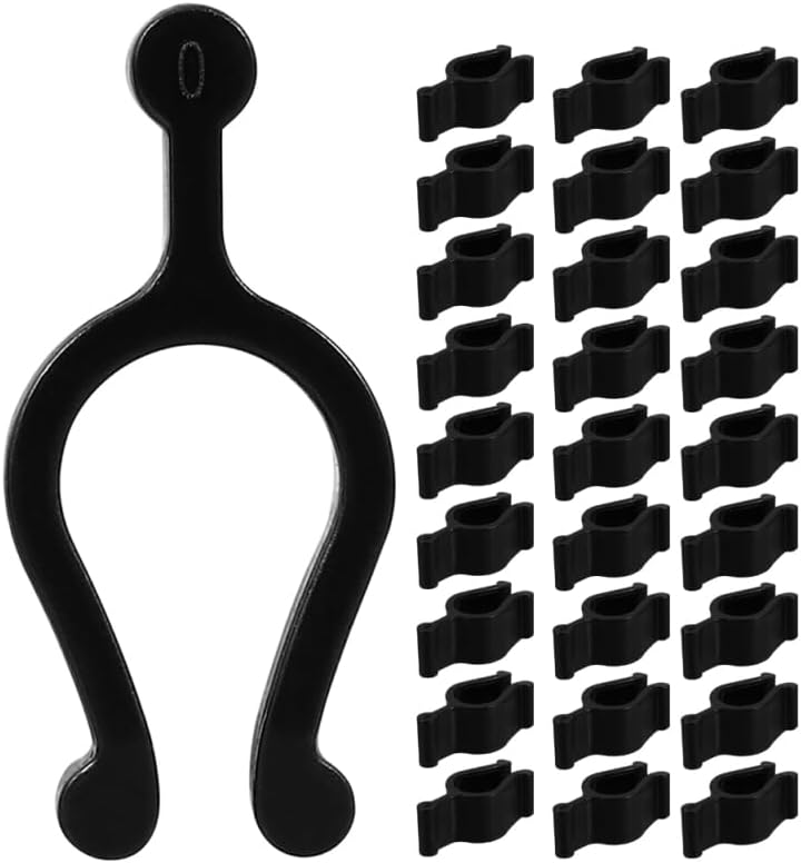 Leakproof Dispenser Pump Lock Clips Travel Bottle Collar Clips for 20/24 Teeth Necks Universal Cosmetic Bottle Lock Buckles for Lotion Shampoo Oil Containers 50 Pack image 5