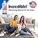 INCREDIBLE! Stain Remover - Commercial Pack Quantity, Professional Stain Cleaner For Carpets, Fabric, Linen, Laundry, Mattress, Car Upholstery – Pet Stains, Urine, Blood, Red Wine, 16.oz, Pack of 6