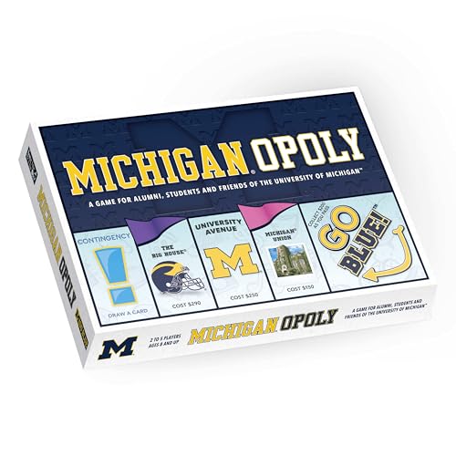 Michigan-Opoly juego de mesa temático Universidad Michigan miniatura 1