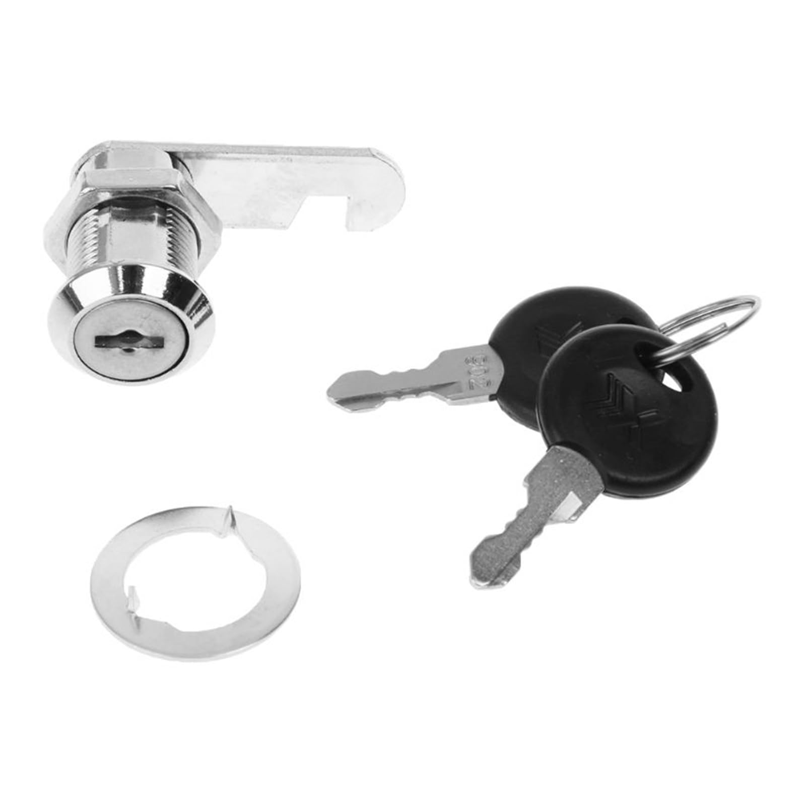 Kjbdqqh 25Mm Cam Lock Zinc Alloy 10Mm/16Mm/20Mm/ Sturdy Cam Lock Filing Cabinet Post Mailbox Drawer Cupboard Locker With 2 Keys For Cupboard(25Mm)