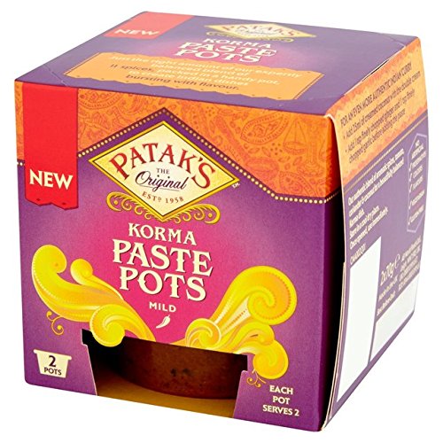 Patak's Korma - Juego de 6 macetas para pasta (2 x 70 g)