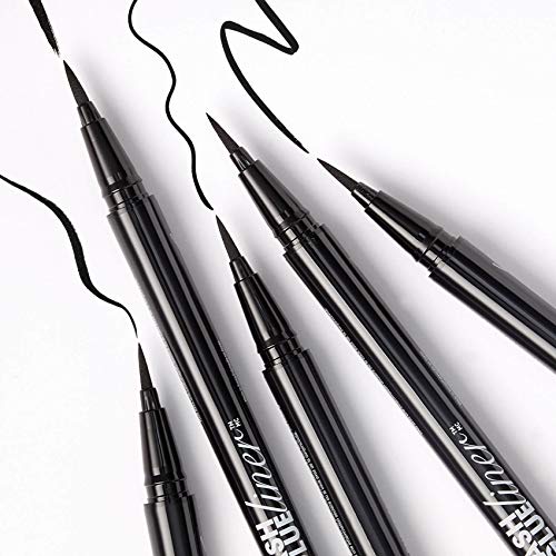 Image of KISS Lash GLUEliner, 2-in-1 Felt-Tip Eyelash Adhesive and Eyeliner, Matte Finish, Foolproof Application, Easy Touch-Up, 0.03 Fl Oz.- Black, Packaging May Vary (Pack of 5)