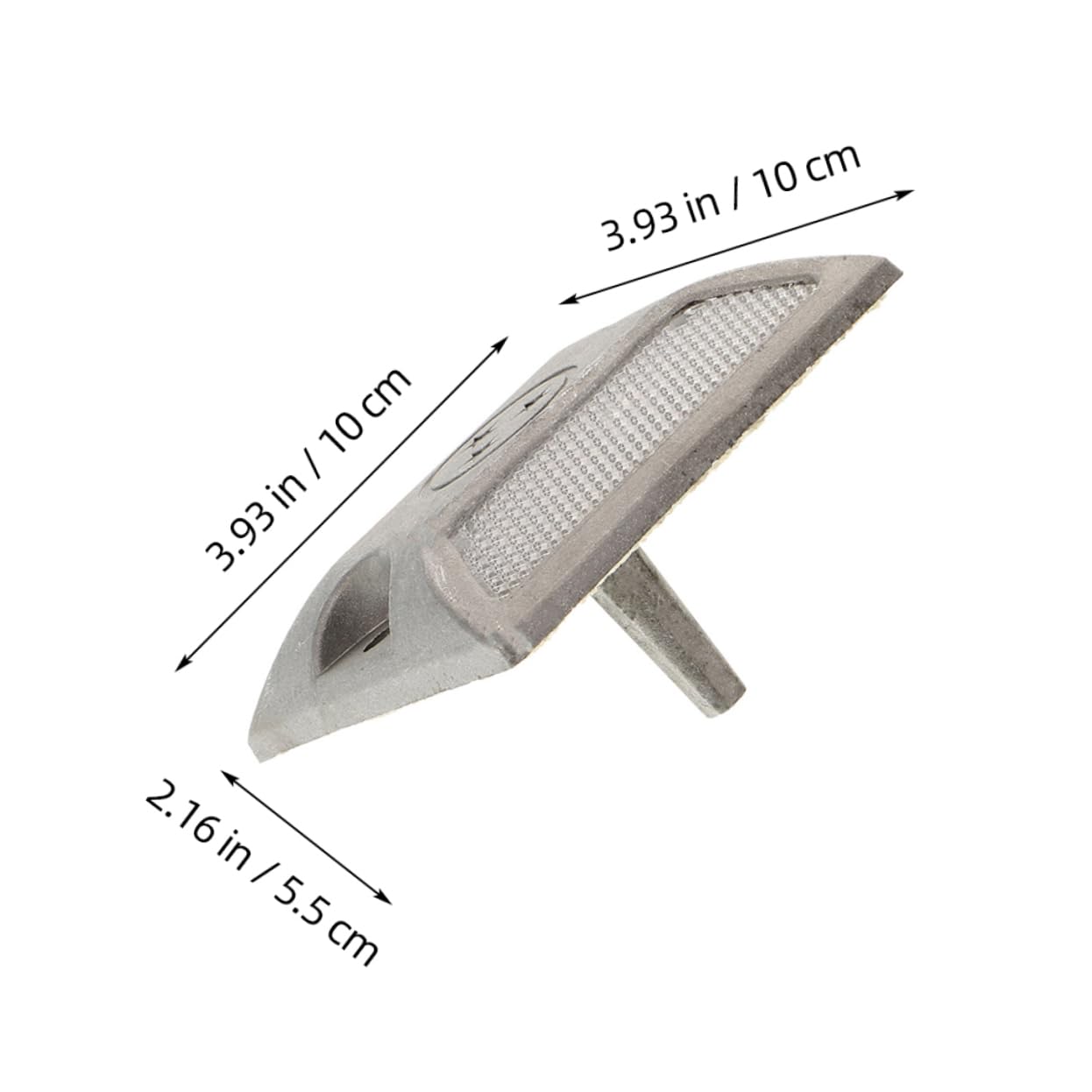 Holibanna 3 series Luces De Carretera Reflector LED De Emergencia Para Carretera Calle Paisaje Pavimento Entrada Advertencia Alta Suelo Exterior Marcador Amarillo 3 piezas*3