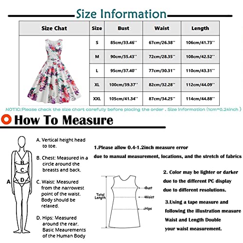 Vestido de coquetel feminino com decote em V e estampa floral sexy, sem mangas, vestido formal para