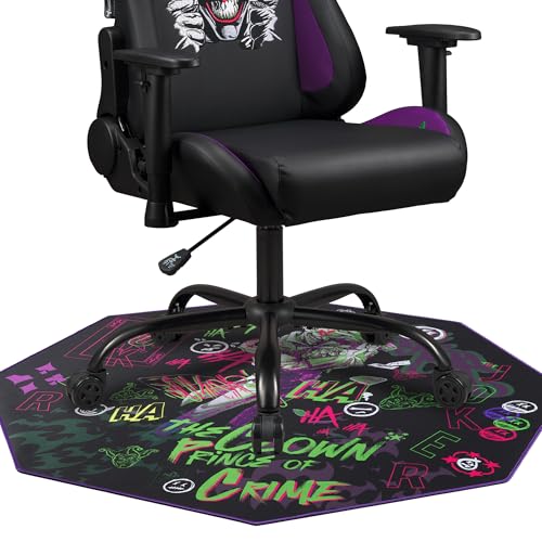 Subsonic, DC Comics Joker, Alfombrilla de Juego Antideslizante para Asientos o Silla Gaming, 1m x 1m