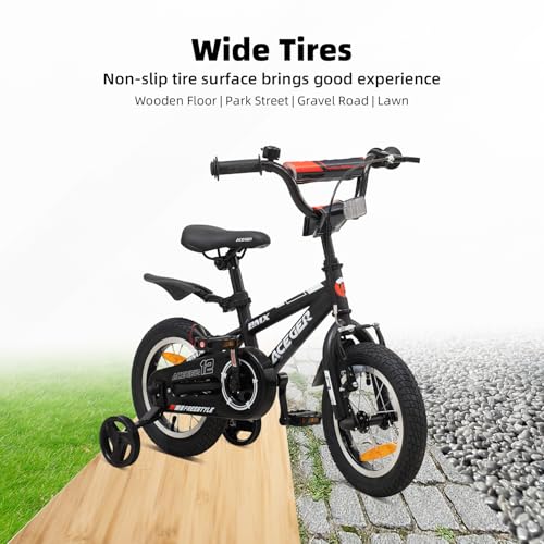 Image of ACEGER Kids Bike for Ages 2-12 Years Old Boys Girls and Toddler, 12 14 16 18 Inch Children Bicycle with Training Wheels, 20 Inch Bike with Kickstand, Multiple Colors.