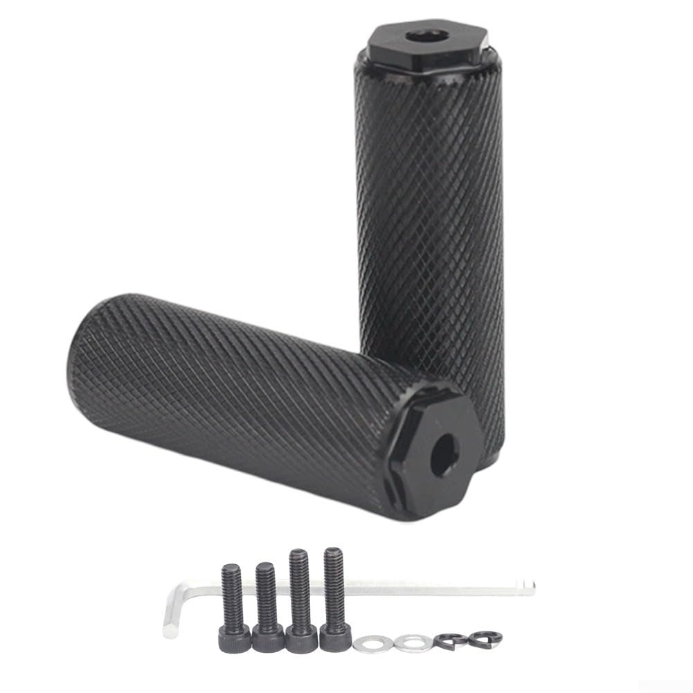 Pédales Arrière Vélo Pliantes Aluminium - Repose-pieds Antidérapants 8x4x2cm Pour VTT Et VAE