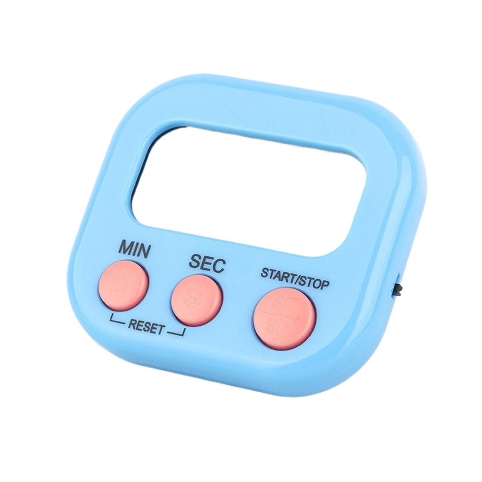 Multi-Function LCD Timer Kitchen Baking Large-Screen Digital Reminder Household Positive Countdown Electronic Stopwatch Reliable Efficient(Blue)