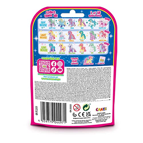 Craze Magic PONYS | Wunderschöne Ponys Spielzeug zu Sammeln, 18 Verschiedene Ponys Figuren zum Sammeln - Pferde Mädchen Geschenk und Jungen