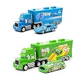 Movie Car 1:55 Diecast Vehicles Diecast Vehicle Toys Set for Boy Gifts (2PCS)