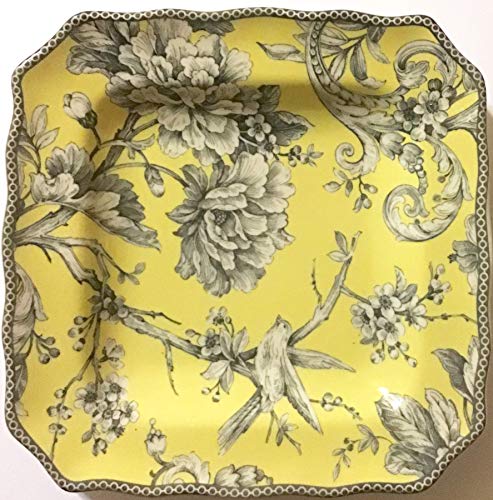 222 Fifth Adelaide Yellow Porcelain Single Salad Plate 8.5