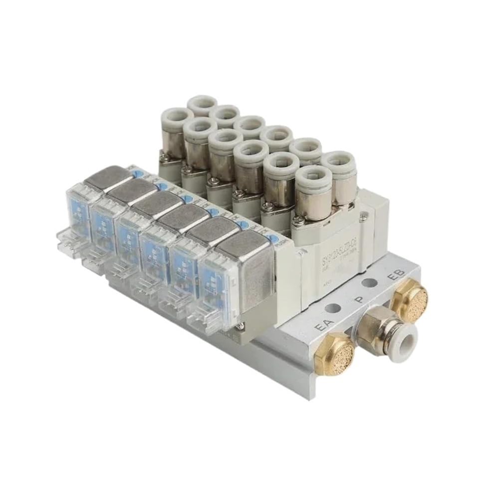 Électrovanne SY5120 bloc collecteur 6 stations pour stopper les pertes de charge