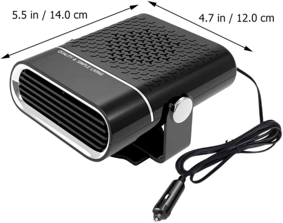 Defroster Heater Material for Vehicle Abs and Copper Portable Windshield Dc 24v 150w Quick Heating Efficient Winter Car Use