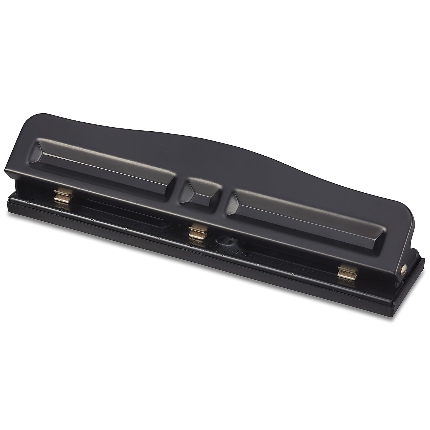 Staples Adjustable Punch 10 Sheet Capacity Black