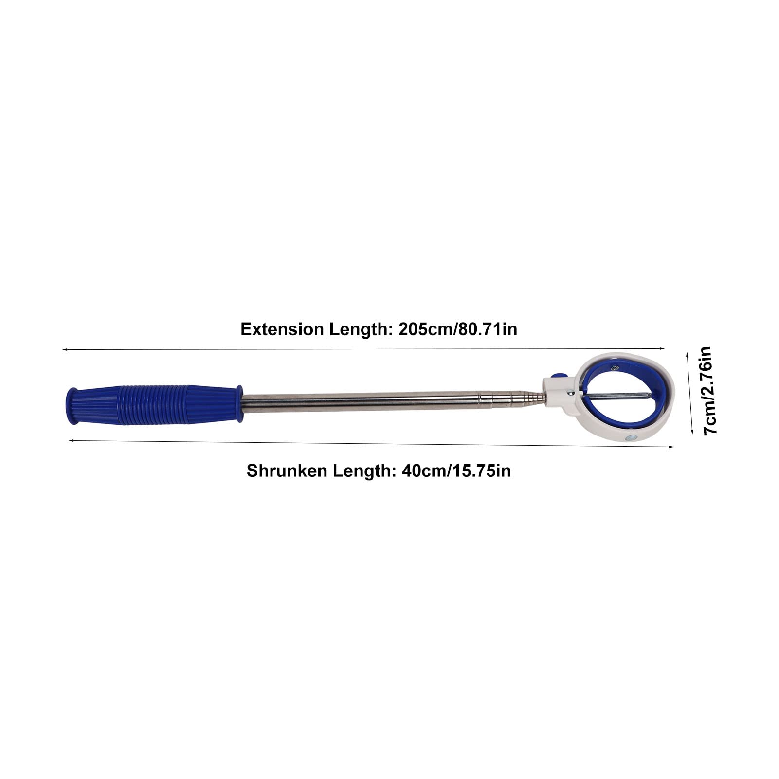 Golf Ball Retriever, 80,71/15,75 Pollici in Acciaio Inox Telescopico Palla Picker 8 sezioni Pallina da Golf Grabber Golf Pick Up Accessori per Gli Uomini