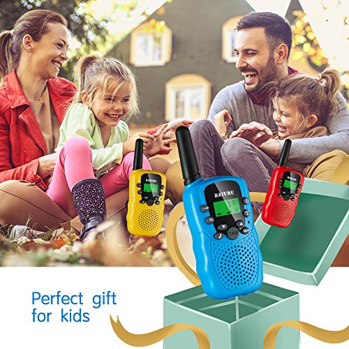 Walkie Talkies For Kids 22 Channels 2 Way Radios Toy With Backlit Lcd Flashlight, 3-12 Year Old Boys Girls Gifts Toys 3 Miles Range For Outside, Camping, Hiking #TOP6