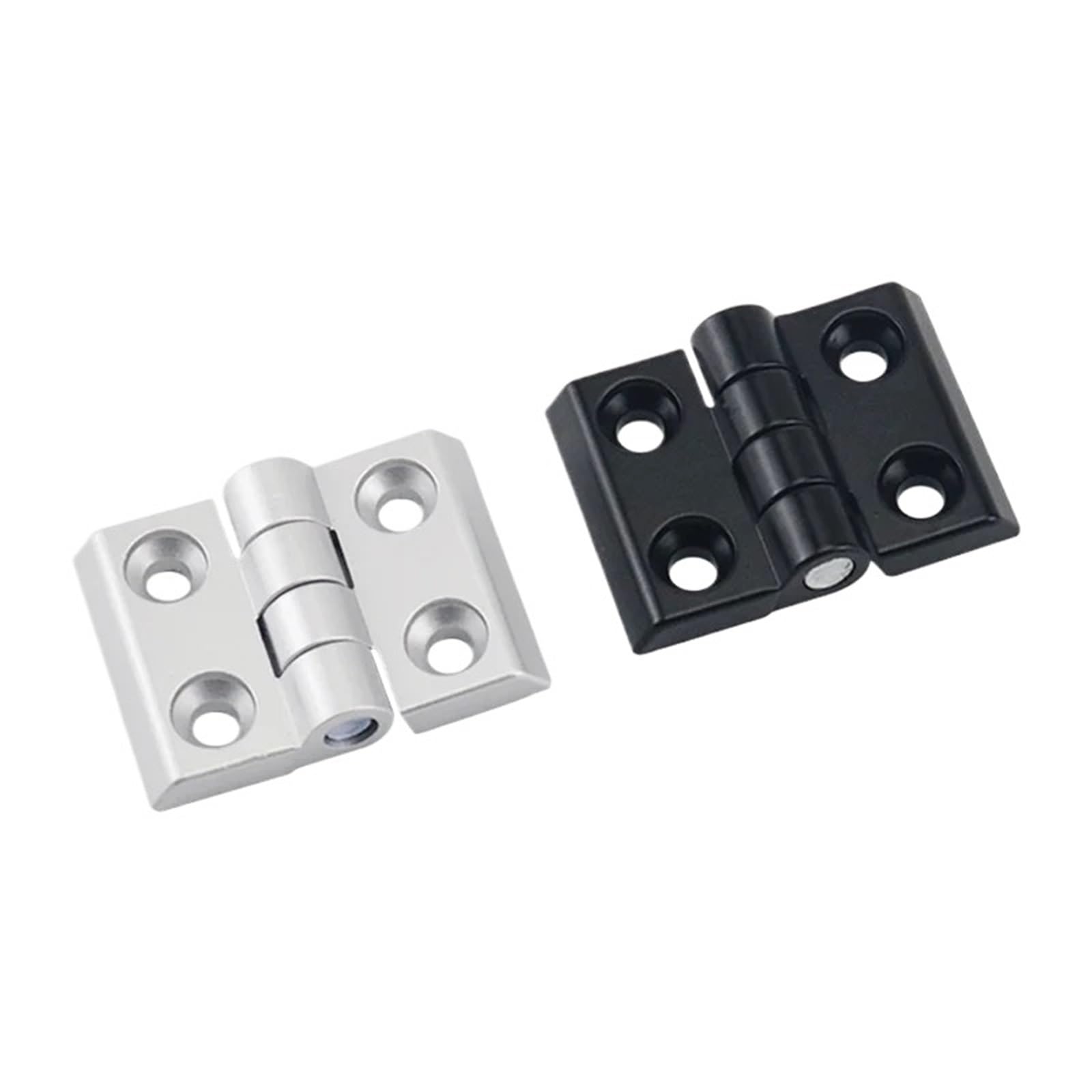 Pswbkvdblp Zdc-A4040-Silvery Electrical Cabinets And Mechanical Doors Zinc Alloy And Aluminum Alloy Industrial Hinges 1Pcs(Zdc-A4040-Silvery)