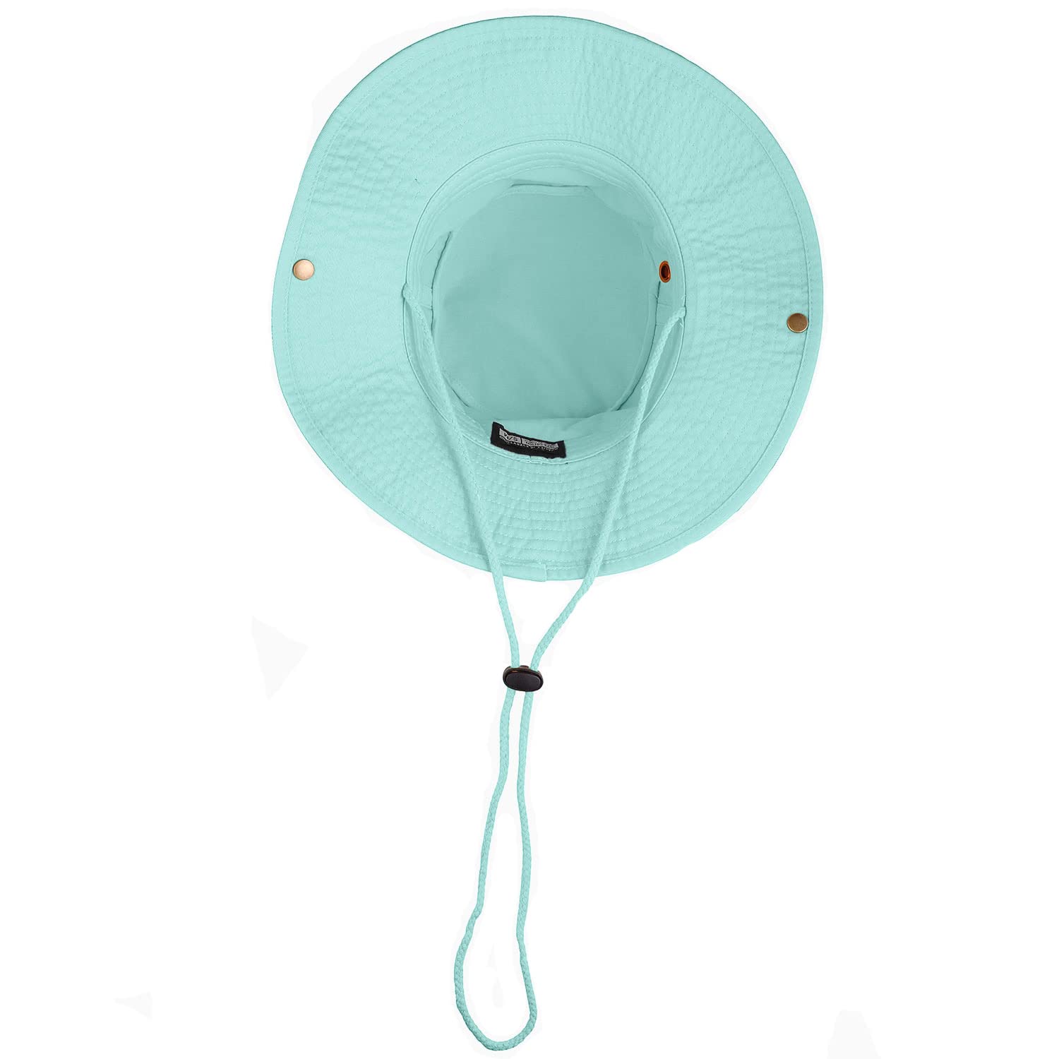 Sombrero de ala ancha para senderismo, pesca, safari, boonie, 100% algodón, protección solar UV para hombres y mujeres, actividades al aire libre, Agua, Large/X-Large