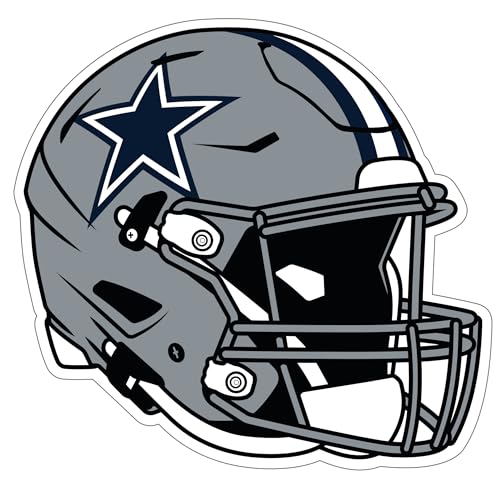 Siskiyou Sports NFL Dallas Cowboys Helmet Auto Decal Team Colors One Size